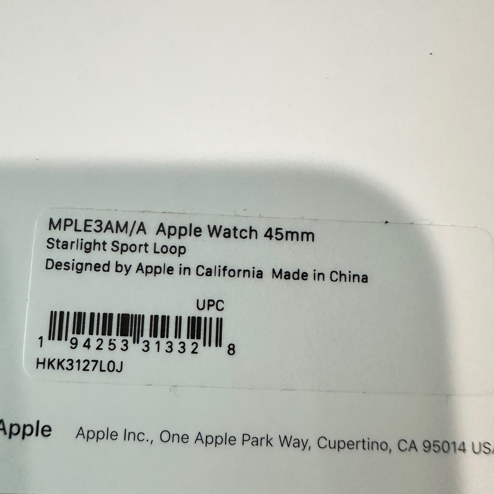 Apple Watch 45mm Starlight Sport Loop - Picture 4 of 9